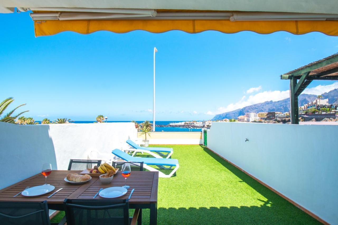 El Varadero Grande terrasse ensoleillée face à la mer Puerto de Santiago (Tenerife) Exterior foto
