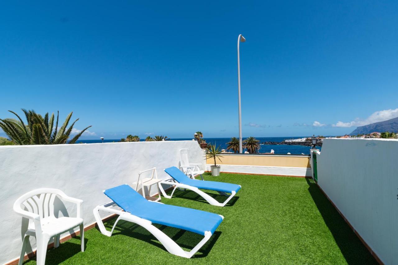 El Varadero Grande terrasse ensoleillée face à la mer Puerto de Santiago (Tenerife) Exterior foto